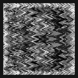 Modna Damska Chusta Apaszka Zygzaki 90x90cm czarna czarno szara