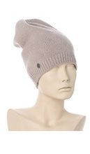 Czapka Beanie Włoska damska Angiolo Frasconi ITALIA zimny beż Wełna z Kaszmirem
