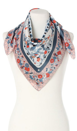 kolorowa elegancka Apaszka Szal Chusta damska 90x90cm włoska