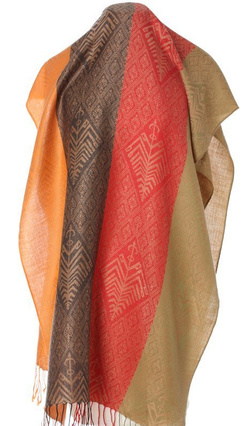 Szal Szalik Pashmina 70x180cm Jesienny Całoroczny do płaszcza Wiskoza z Jedwabiem