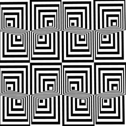 biało czarna Chusta geometryczna Apaszka damska Włoska 90x90 elegancka