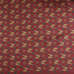 Apaszka ITALIA 57x57 Klasyczna Satynowa bordowy